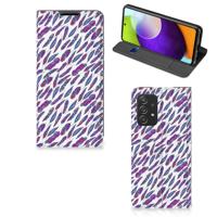 Samsung Galaxy A52 | Hoesje met Magneet | Feathers Color - thumbnail