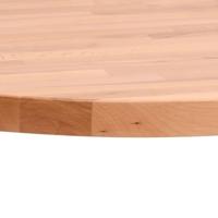 Tafelblad rond 80x2,5 cm massief beukenhout - thumbnail