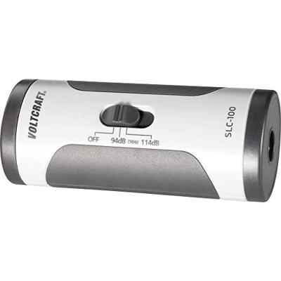 VOLTCRAFT SLC-100 Kalibrator voor het kalibreren van geluidsniveau, decibelmeters en microfoons: 12,7 mm (1/2 inch) Ø