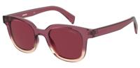 Levi's zonnebril 1010/S cat.3 wayfarer polyamide paars/rood - thumbnail
