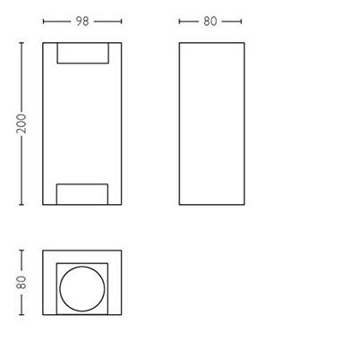 Wandlamp trowel antraciet led 2x5w Philips - Philips Wandlamp trowel antraciet led 2x5w Philips - Philips