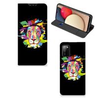 Samsung Galaxy M02s | A02s Magnet Case Lion Color - thumbnail
