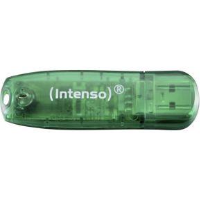 Intenso Rainbow Line USB-stick 8 GB Groen 3502460 USB-A 2.0
