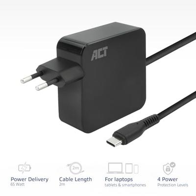 ACT 65W USB-C laptop adapter - thumbnail