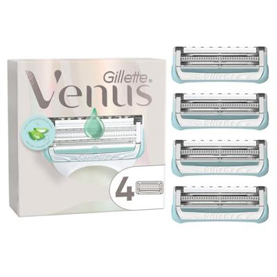 Gillette Gillette Venus Satin Care Huid & Schaamhaar Scheermesjes 4 stuks Gillette Gillette Venus Satin Care Huid & Schaamhaar Scheermesjes 4 stuks