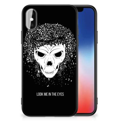 Telefoonhoesje iPhone X | Xs Skull Hair