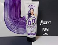 Hairgum Semi Permanent Color Sixty's Color Plum 60ml - thumbnail