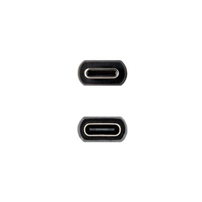 NANOCABLE 10.01.4401-L150 - USB 3.2 Gen2x2 20 Gbit/s 3A-kabel, 4K/60 Hz, USB-C-stekker naar USB-C-aansluiting, zwart, 1,5 m