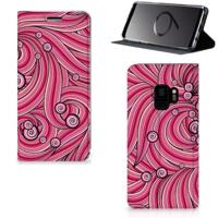 Samsung Galaxy S9 | Bookcase | Swirl Pink - thumbnail