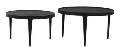 Light & Living Salontafel 'Tobias' Set van 2 stuks, kleur Zwart Light & Living Salontafel 'Tobias' Set van 2 stuks, kleur Zwart