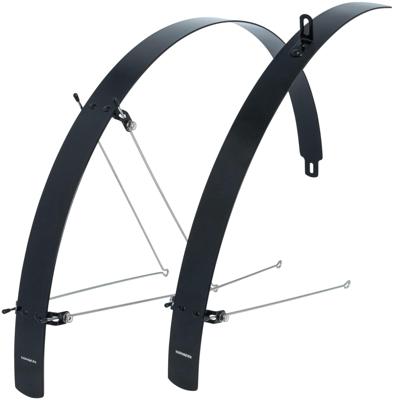 CONTEC spatbordset "flat fender" ct fender set flat fender "28" 42mm alu black