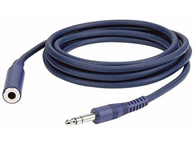 DAP FL40 6.3 mm TRS jack male - female 3 meter