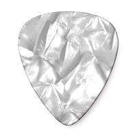 Dunlop 483P04MD Celluloid Shell Pick perloid wit medium plectrum set 12 stuks - thumbnail