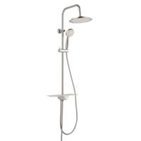 Schutte AQUASTAR hoofddouche set met planchet | chroom-wit
 60500 - thumbnail
