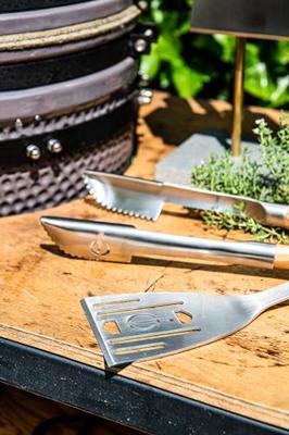 Forged Spatel BBQ - Olijfhout / Staal