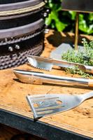 Forged Spatel BBQ - Olijfhout / Staal - thumbnail