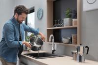 Hansgrohe Focus M42 ééngreeps keukenmengkraan 220, chroom - thumbnail