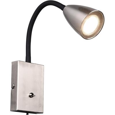 LED Wandspot Mat Nikkel - Moderne Wandverlichting GU10 - Aluminium