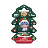 Winnie the Pooh Funko Pocket Pop! Figure: Eeyore (Holiday Tree) - thumbnail