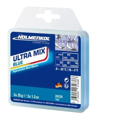 Holmenkol Ultra Mix 2x35g Ski & Snowboard Wax 1