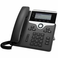 Cisco 7821 IP telefoon Zwart, Zilver Handset met snoer 2 regels - thumbnail