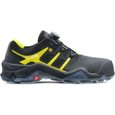 HKS Werkschoen Targa 8 BTP Boa Laag S3 ESD | Zwart/Geel | Maat 47 - 00.162.097.47