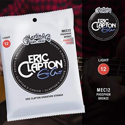 Martin Strings MEC12 Clapton&apos;s Choice Phosphor Bronze Light