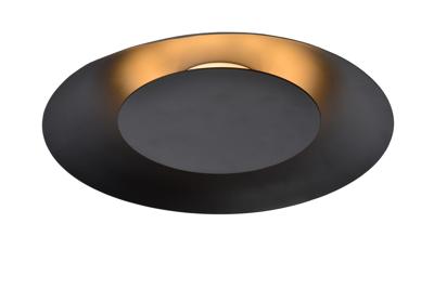 Lucide FOSKAL - Plafonnière - Ø 34,5 cm - LED - 1x12W 2700K - Zwart Lucide FOSKAL - Plafonnière - Ø 34,5 cm - LED - 1x12W 2700K - Zwart