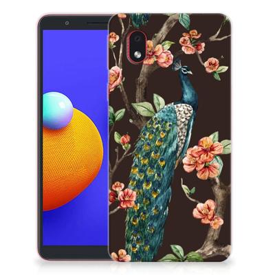 Samsung Galaxy A01 Core | TPU Hoesje | Pauw met Bloemen
