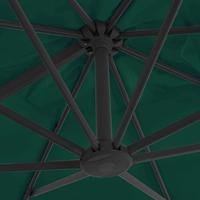 Zweefparasol met aluminium paal 300x300 cm groen - thumbnail