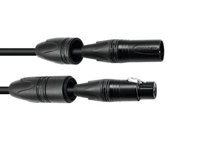 PSSO DMX Cable IP65 3-pin 5m bk