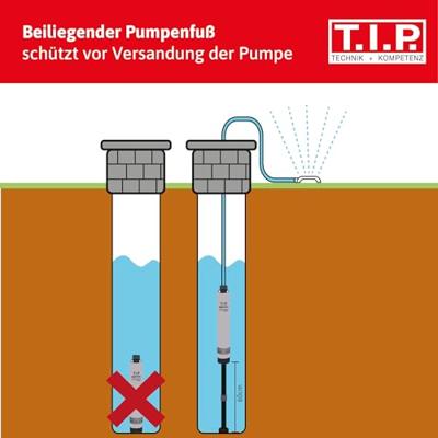 T.I.P. - Technische Industrie Produkte BigWell 90/53 30083 Bronpomp Met meerdere standen, Met geaarde stekker 5400 l/h 53 m T.I.P. - Technische Industrie Produkte BigWell 90/53 30083 Bronpomp Met meerdere standen, Met geaarde stekker 5400 l/h 53 m