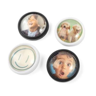 Trendform Magneten DO IT! Ronde - set van 4 - zwart/wit