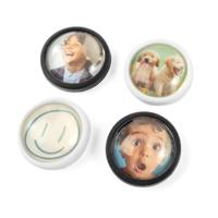 Trendform Magneten DO IT! Ronde - set van 4 - zwart/wit - thumbnail