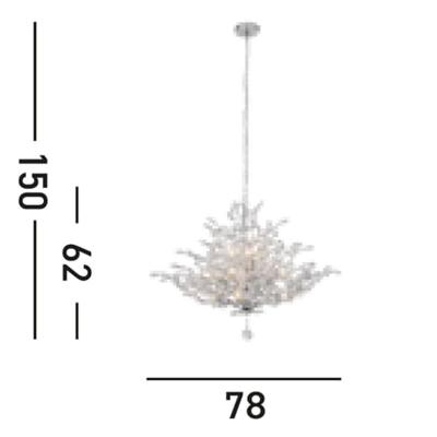 Searchlight Kristallen hanglampBouquet - 8011-11CC