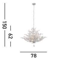 Searchlight Kristallen hanglampBouquet - 8011-11CC - thumbnail