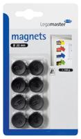 Magneet legamaster 20mm 250gr zwart 8 stuks - thumbnail
