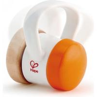 Hape rammelaar met ratel 8 cm oranje/wit - thumbnail