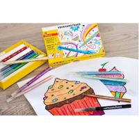 Eberhard Faber EF-551016 Viltstiften Glitter Doos 16 Kleuren - thumbnail