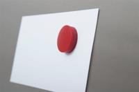 MAUL magneet Solid, 32 mm, trekkracht 800 gr, doos van 10 stuks, rood - thumbnail