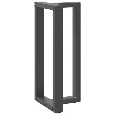 Bartafelpoten 2 st T-vormig 40x35x(90-91) cm staal antraciet - thumbnail