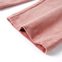 Kinderbroek 116 ribfluweel oudroze - thumbnail