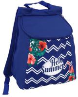 Gerimport koeltas Hello Summer 34 cm 12 liter polyester blauw - thumbnail