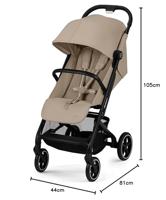 Kinderwagen Cybex Beezy BLK Beige - thumbnail