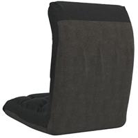 Vloerstoel inklapbaar stof zwart - thumbnail