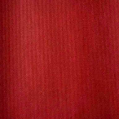 Cadeaupapier - Geschenkpapier - Red on brown ribbed 70 cm