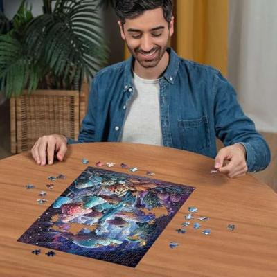 Ravensburger Glow-in-the-Dark Jigsaw Puzzle Moonlight Mushrooms (500 pieces)