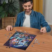 Ravensburger Puzzel moonlight mushrooms 500st - thumbnail