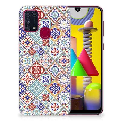 Samsung Galaxy M31 | TPU | Siliconen hoesje | Tiles Color Samsung Galaxy M31 | TPU | Siliconen hoesje | Tiles Color