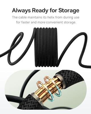 Baseus Tungsten Magnetische USB C naar USB C snellaadkabel 1 m 100 W Zwart